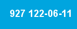 927 122-06-11 927 122-06-11